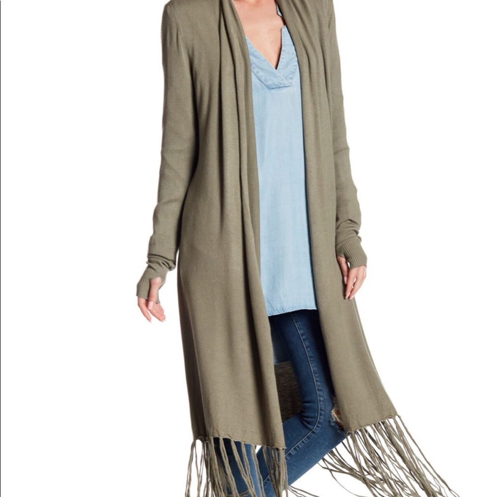 Love Stitch fringe cardigan